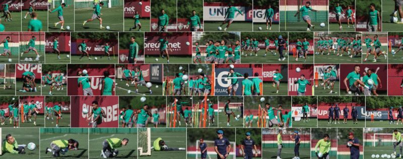 Tricolor se prepara para amistosos: veja treino do Flu